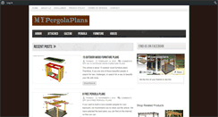 Desktop Screenshot of mypergolaplans.com